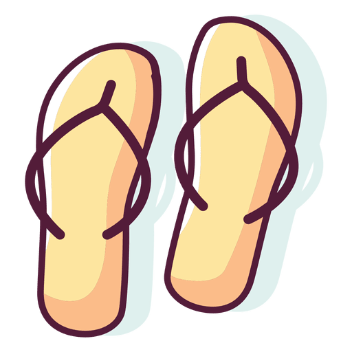 512x512 Flip Flops Cartoon