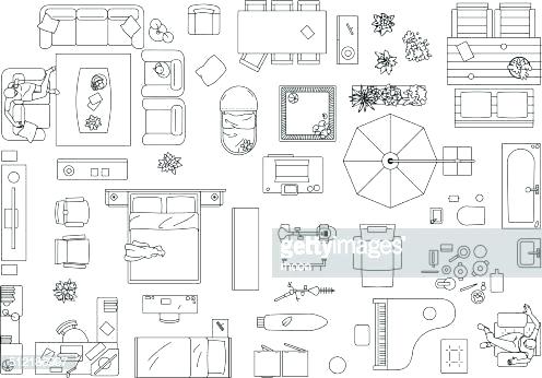 496x346 Floor Plan Furniture Vector Free Download App Living Room Symbols