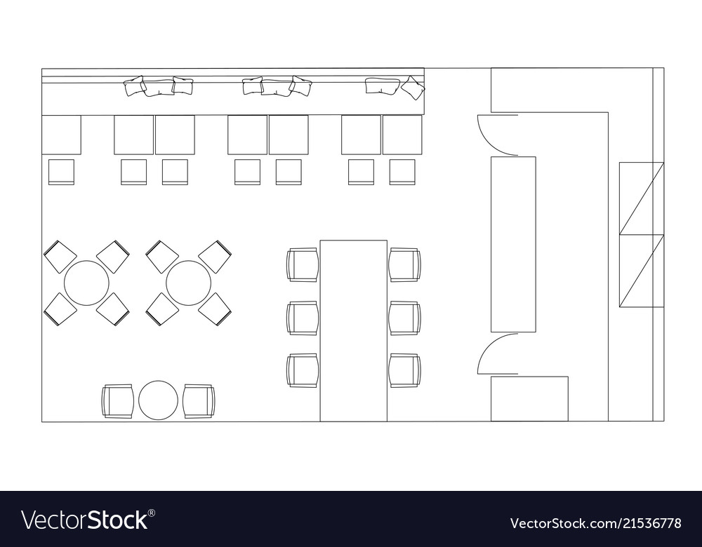 Floor Plan Furniture Vector at Vectorified.com | Collection of Floor