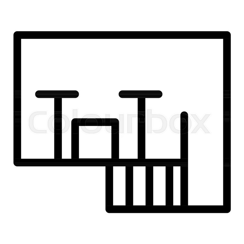 800x800 Floor Plan Line Icon Apartment Plan Stock Vector Colourbox