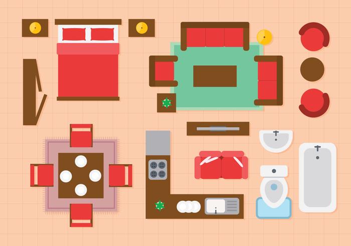 700x490 Floorplan Interior Icons