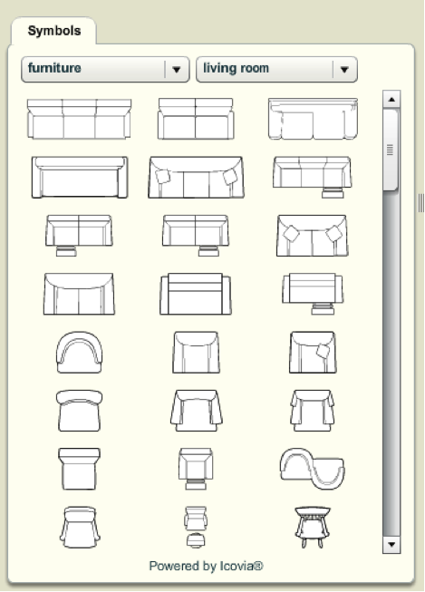 469x653 Free Furniture Icons For Floor Plans