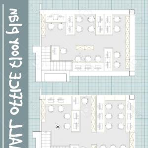 300x300 Standard Office Furniture Symbols On Floor Plans Vector Newwaysys