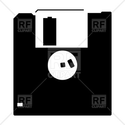400x400 Floppy Disk Black Icon Vector Image Of Icons And Emblems