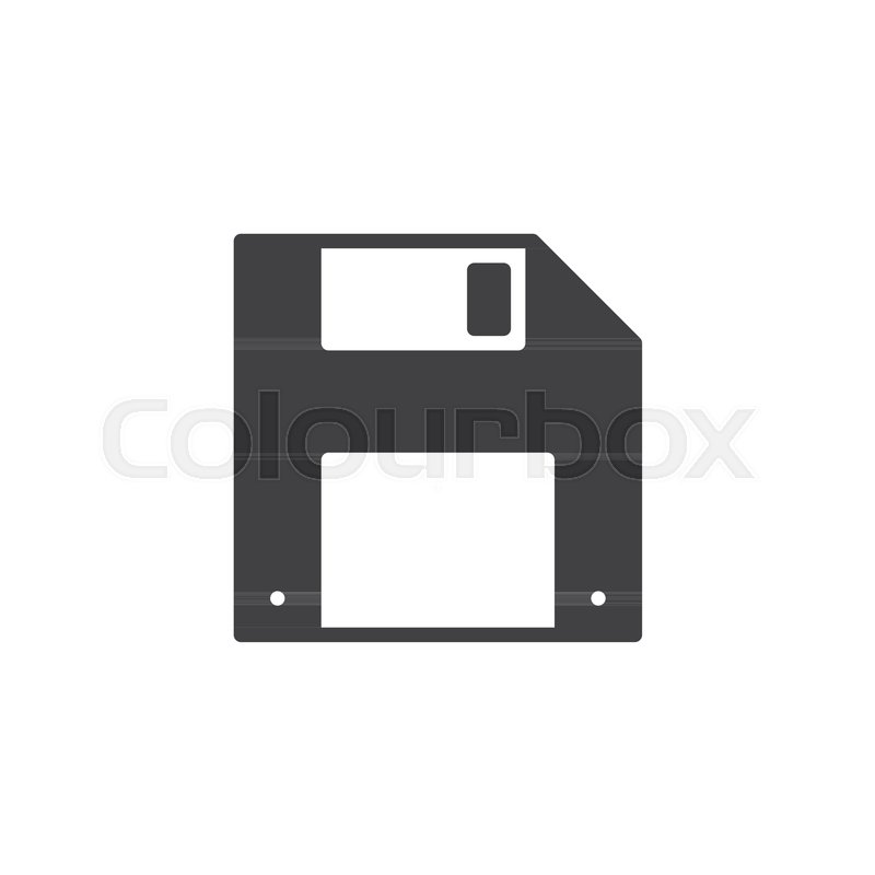 800x800 Floppy Disk Icon Vector, Filled Flat Stock Vector Colourbox