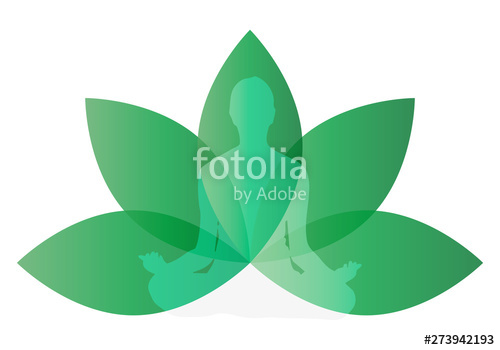 500x350 Flor De Loto De Color Verde Stock Image And Royalty Free Vector