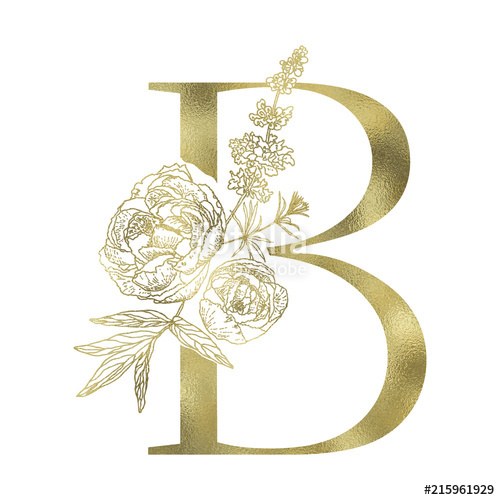 500x500 Floral Alphabet And Serif Letter Stock Image And Royalty Free