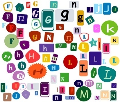 413x352 Floral Alphabet Letters Vector Free Vector Download