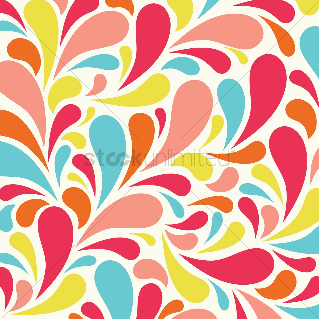 Free Abstract Floral Background Vector Image 1300x1300 Free Abstract Floral Background Vector Image