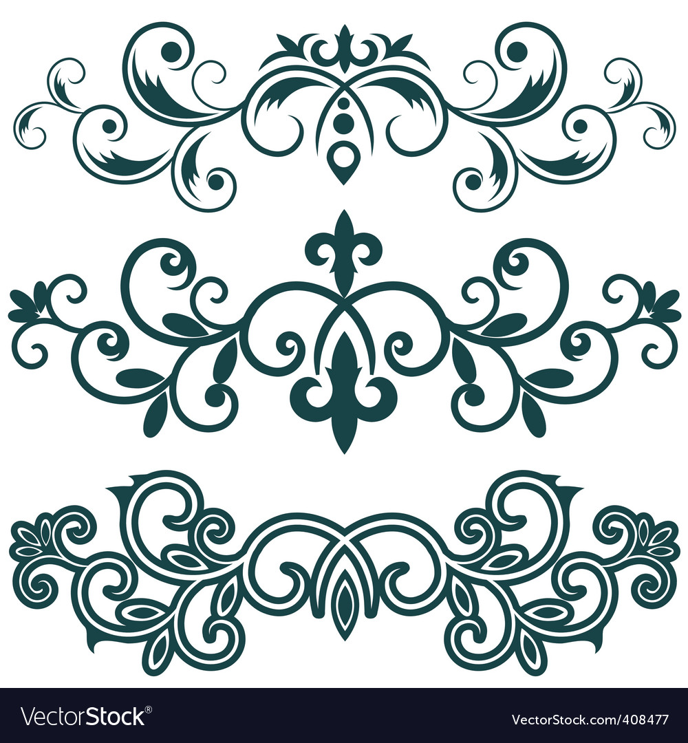 Floral Border Vector 1000x1080 Floral Border Vector