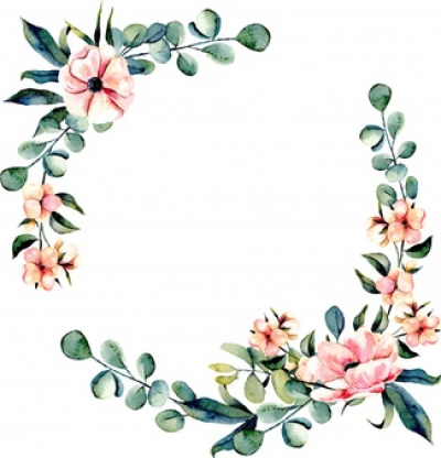 Floral Border Vectors Png 400x416 Floral Border Vectors Png