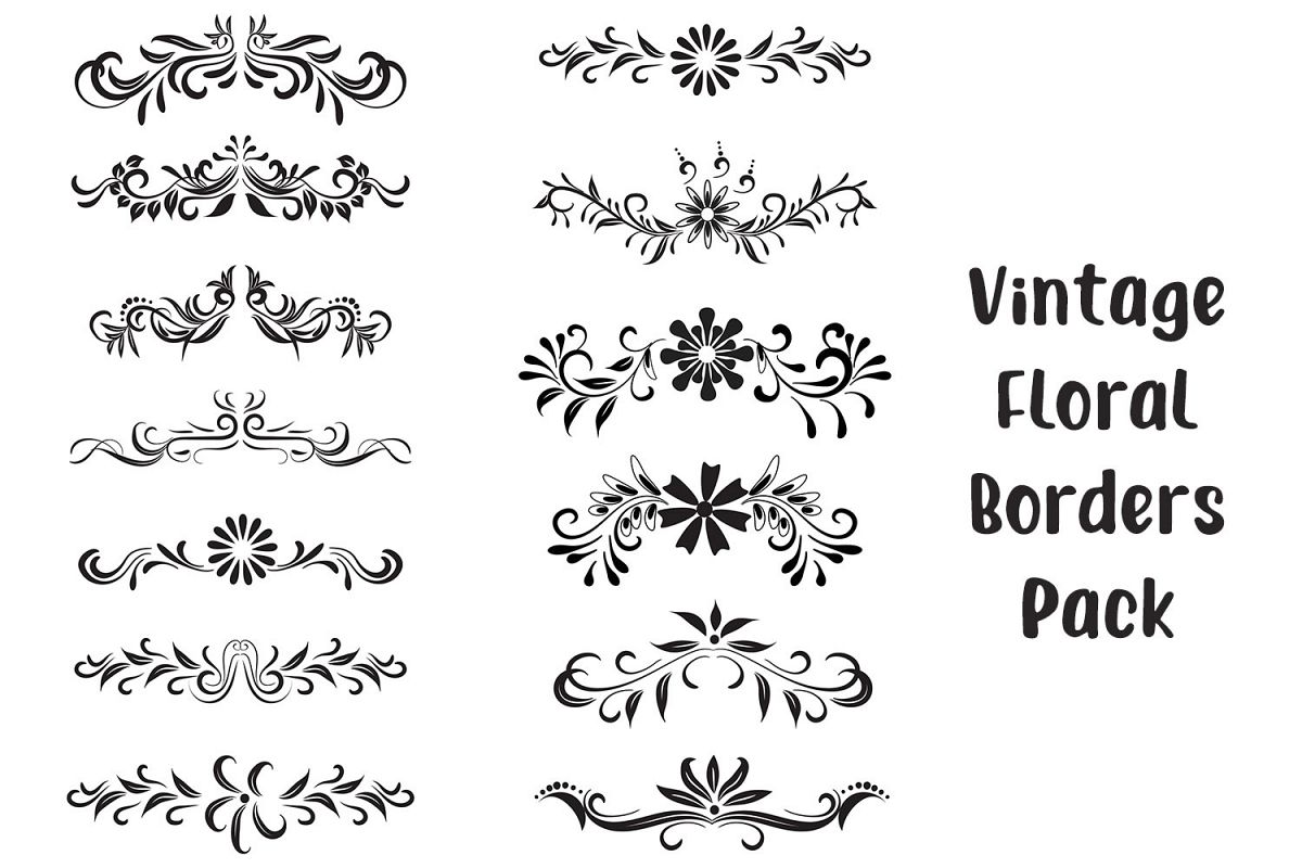Vintage Floral Borders 1200x800 Vintage Floral Borders