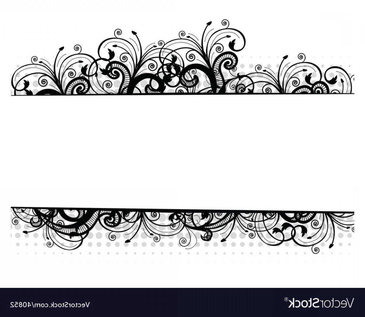 Floral Border Vector Free at Vectorified.com | Collection of Floral ...