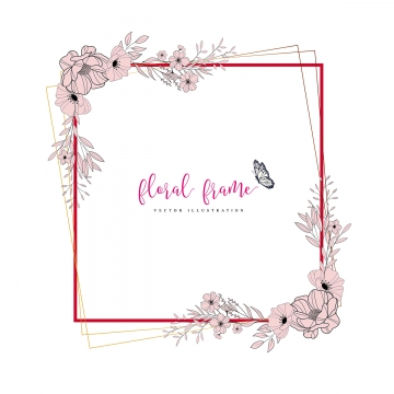 360x360 Floral Border Png Images Vector And Free Download