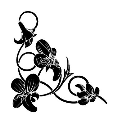 380x400 Free Floral Corner Vector Free Vectors Vector Free, Floral