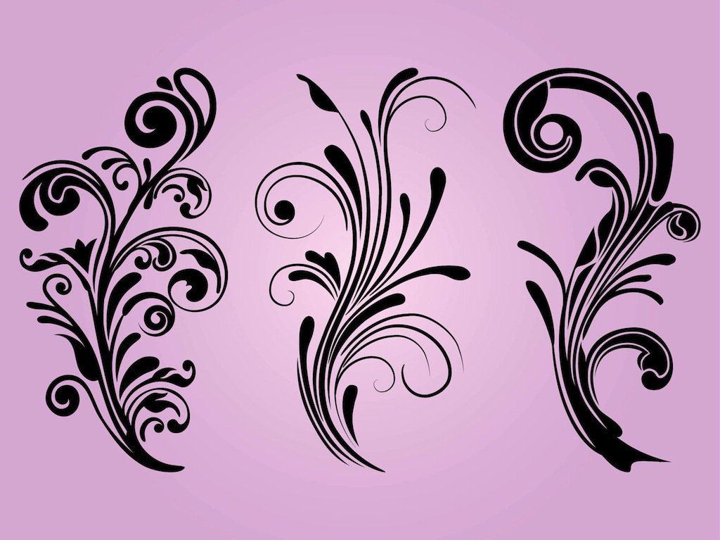 Free Floral Designs Vector Art Graphics 1024x767 Free Floral Designs Vector Art Graphics