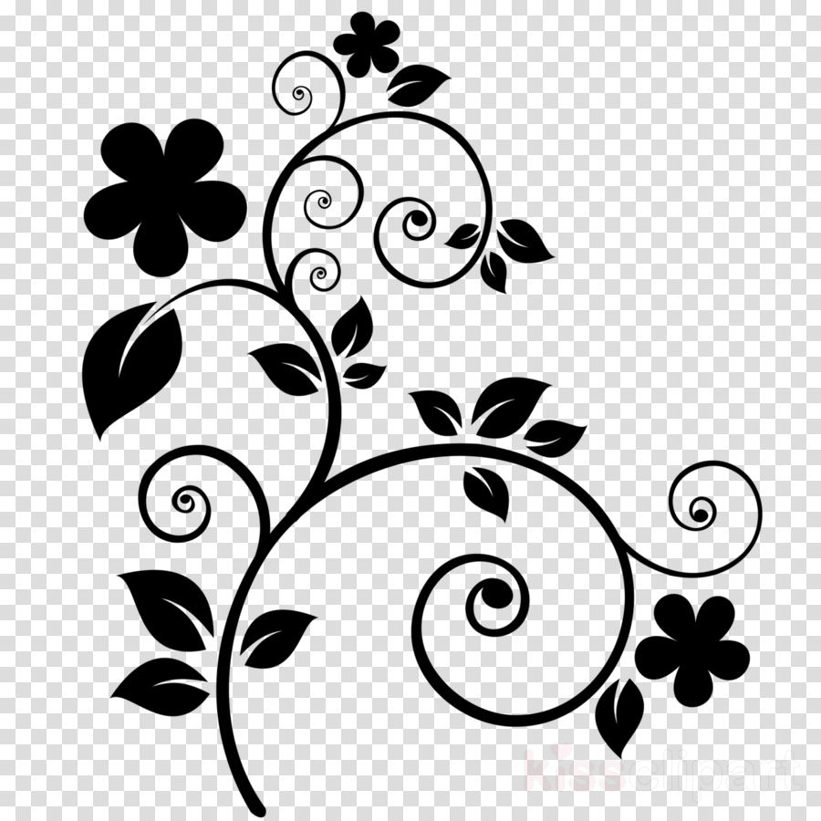 900x900 Watercolor Flower Background Clipart