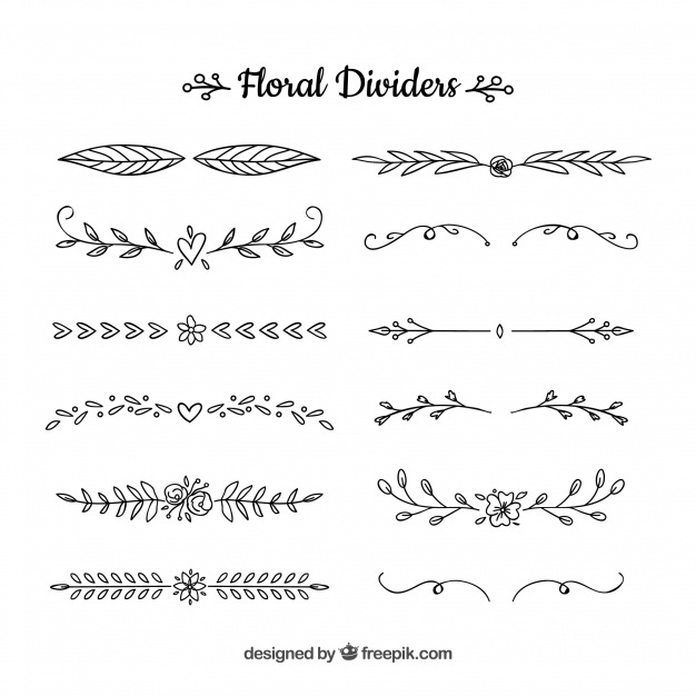 626x626 Floral Divider Vectors, Photos And Free Download