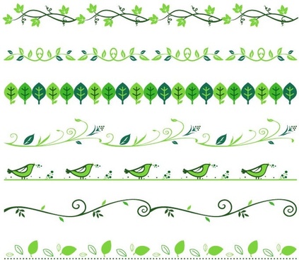 423x368 Floral Divider Free Vector Download