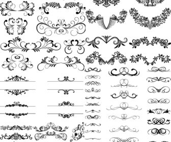 336x280 Ornamental Floral Dividers And Templates Vector Free Vectors