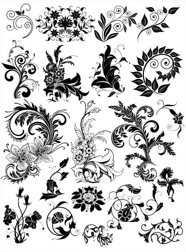 600x814 Ornate Flourish Vector Free Stock Vector Art Illustrations