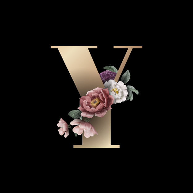 Floral Letter Y Font Vector Free Download 626x626 Floral Letter Y Font Vector Free Download
