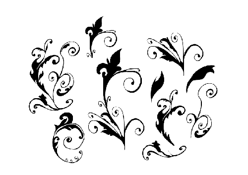 Free Swirl,curly And Floral Vectors For Designers Designbeep 500x353 Free Swirl,curly And Floral Vectors For Designers Designbeep