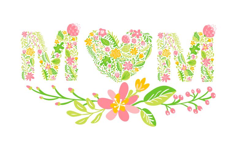 Floral Summer Word Mom Flower Capital Wedding Uppercase Letters 773x490 Floral Summer Word Mom Flower Capital Wedding Uppercase Letters