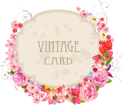 428x368 Flower Frame Vector Free Vector Download