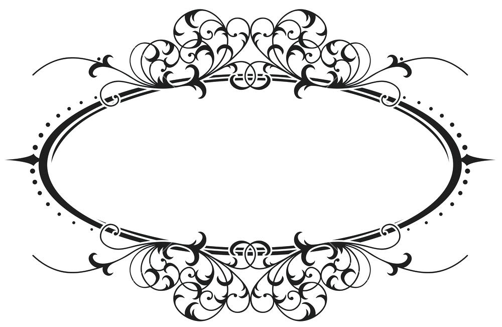 1000x651 Vintage Ornament Floral Frame Vector Set Free Download Png Simple