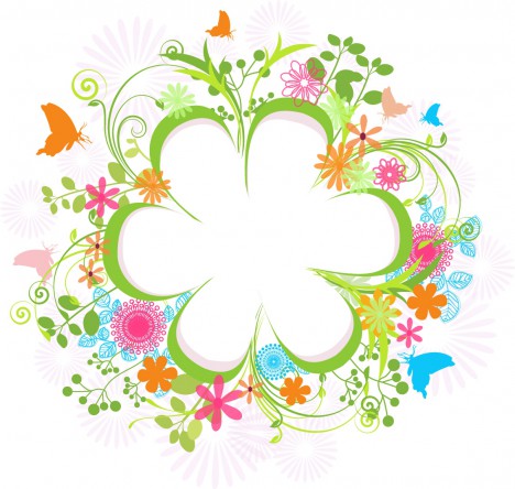 Colorful Floral Frame Vectors Stock In Format For Free Download 468x444 Colorful Floral Frame Vectors Stock In Format For Free Download