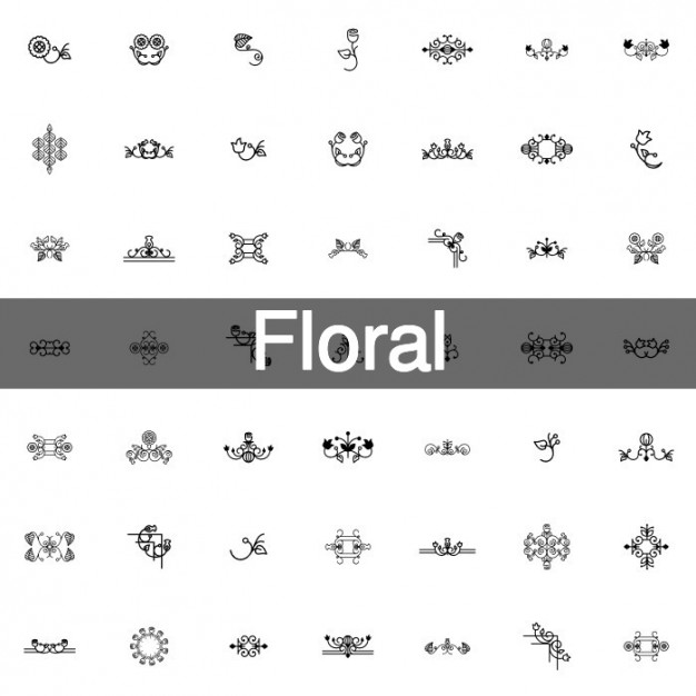 626x626 Floral And Flower Icons Vector Free Download