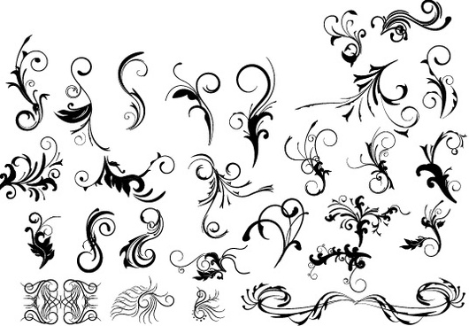 530x368 Decorative Floral Icon Free Vector Download