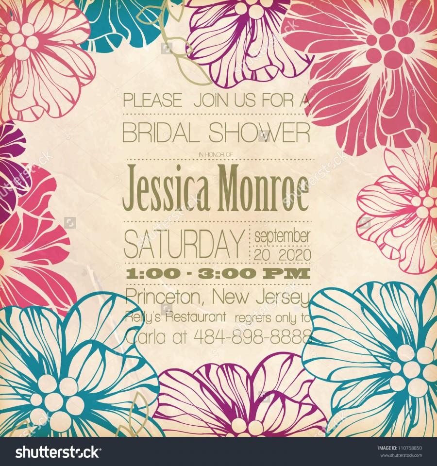 900x960 Wedding Card Or Invitation With Abstract Floral Background