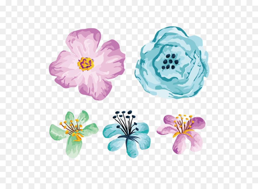 900x660 Download Free Png Flower Illustration Hand Painted Flower