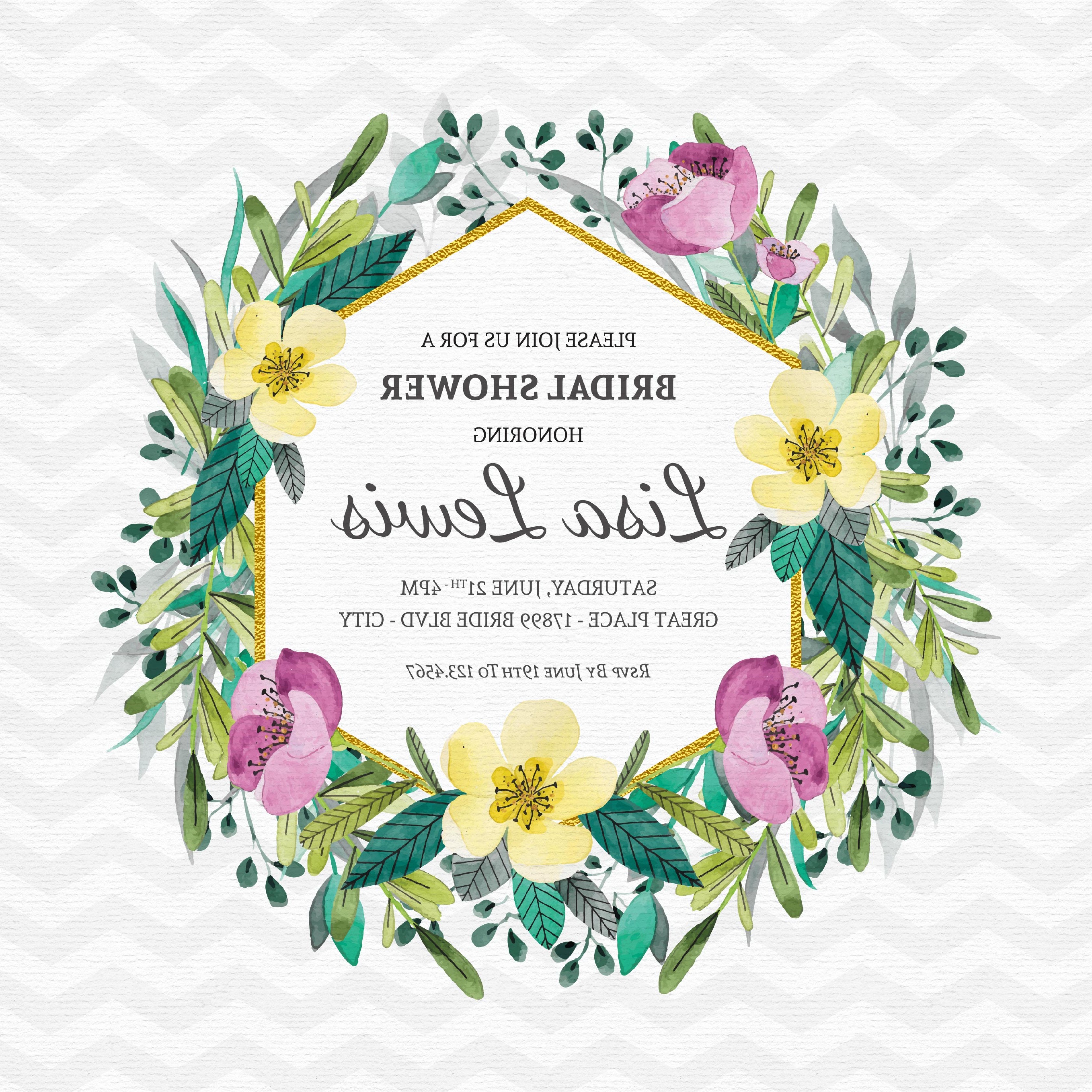 Geometric Watercolor Invitation Vector Template Soidergi 3360x3360 Geometric Watercolor Invitation Vector Template Soidergi