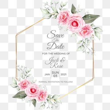 Floral Invitation Vector at Vectorified.com | Collection of Floral ...