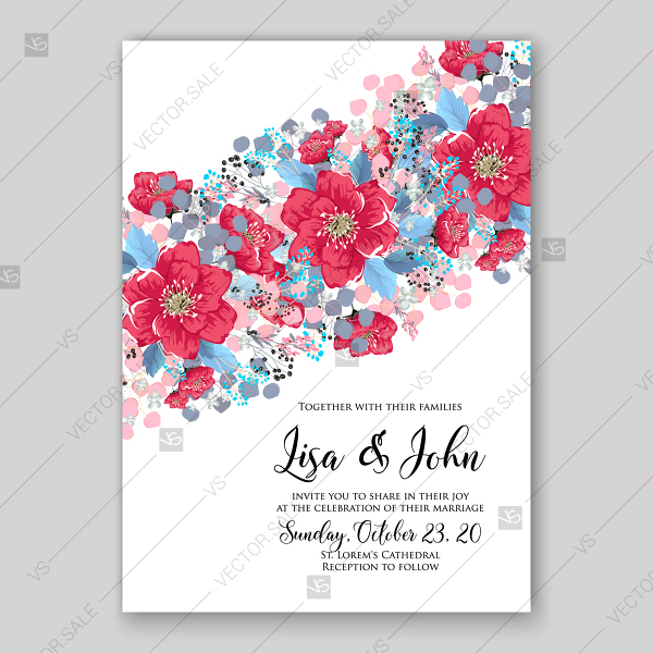 Wedding Invitations Red Peony Poppy Burgundy Wine Gold Blush 600x600 Wedding Invitations Red Peony Poppy Burgundy Wine Gold Blush