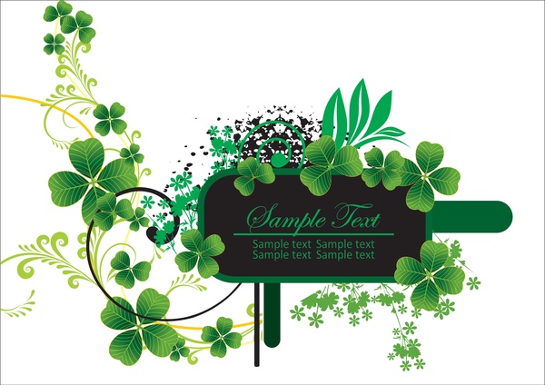 600x424 Floral Label Vector Free Vector In Encapsulated Postscript