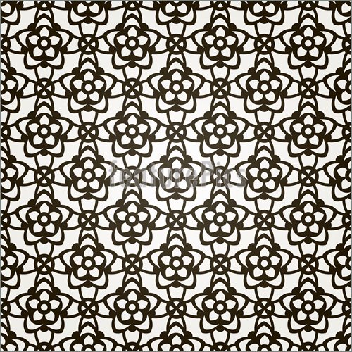 500x500 Abstract Patterns Vector Seamless Floral Background Lace Pattern