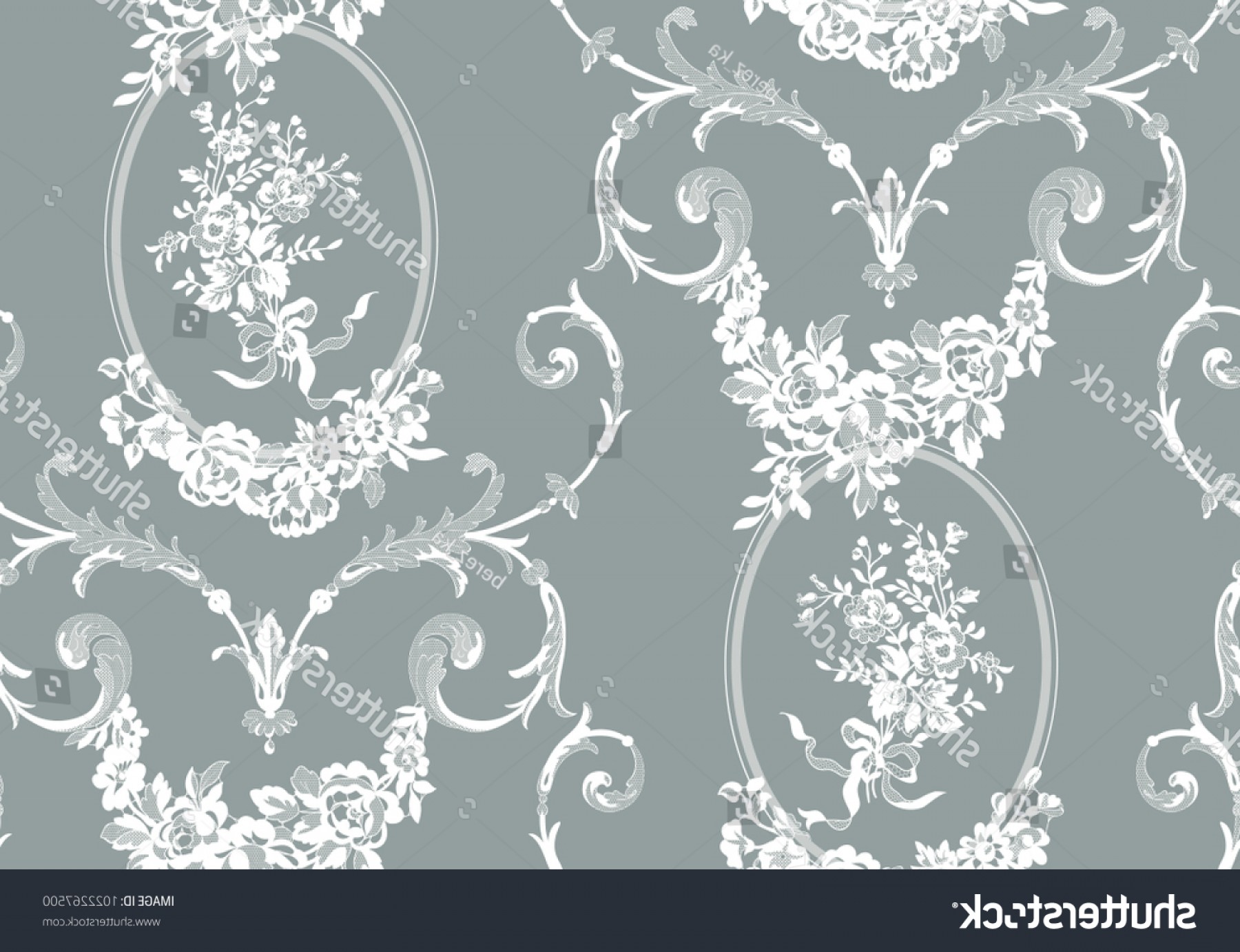 1800x1382 Seamless Floral Lace Pattern Vector Illustration Cqrecords