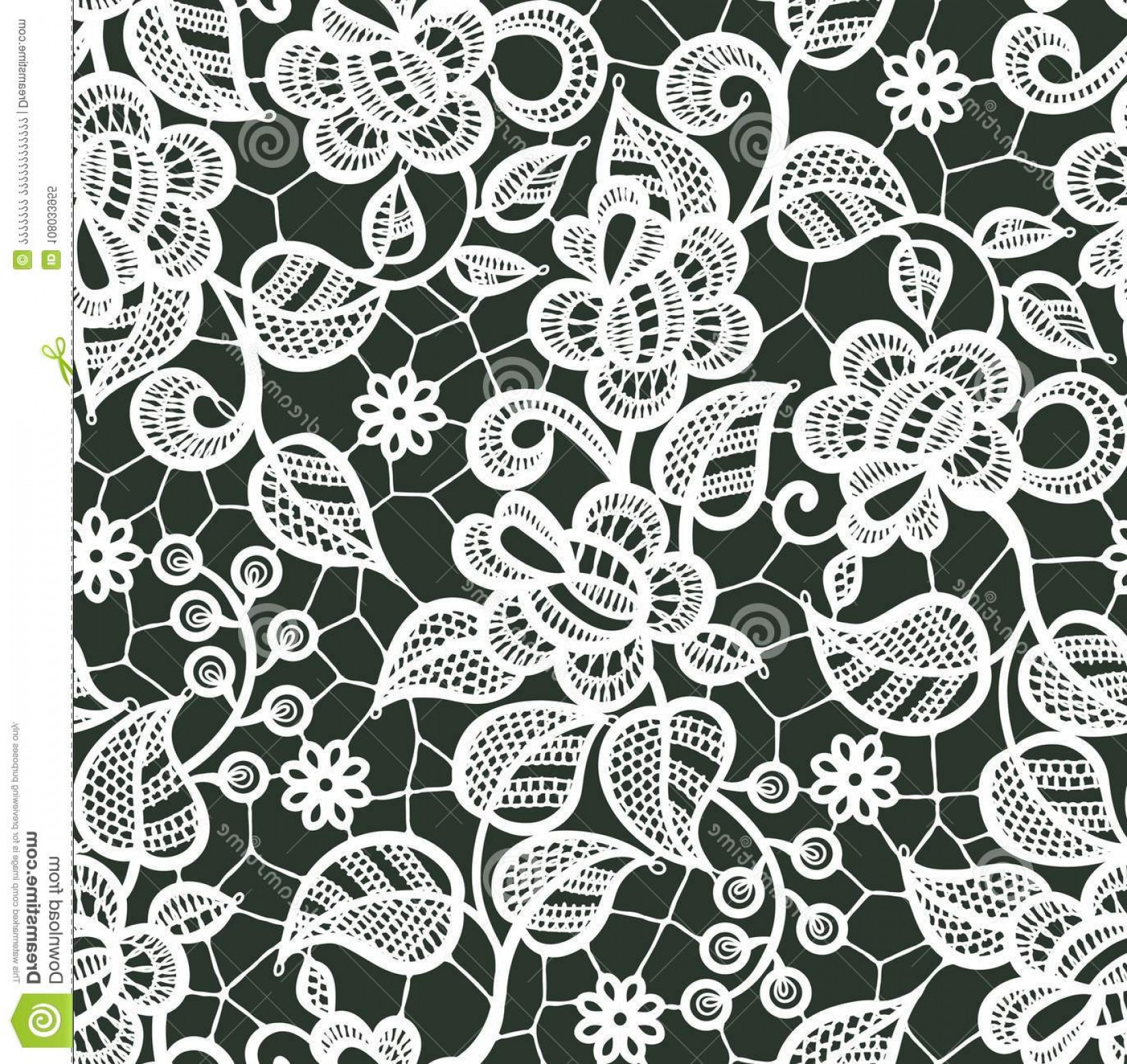 Floral Lace Vector at Vectorified.com | Collection of Floral Lace ...
