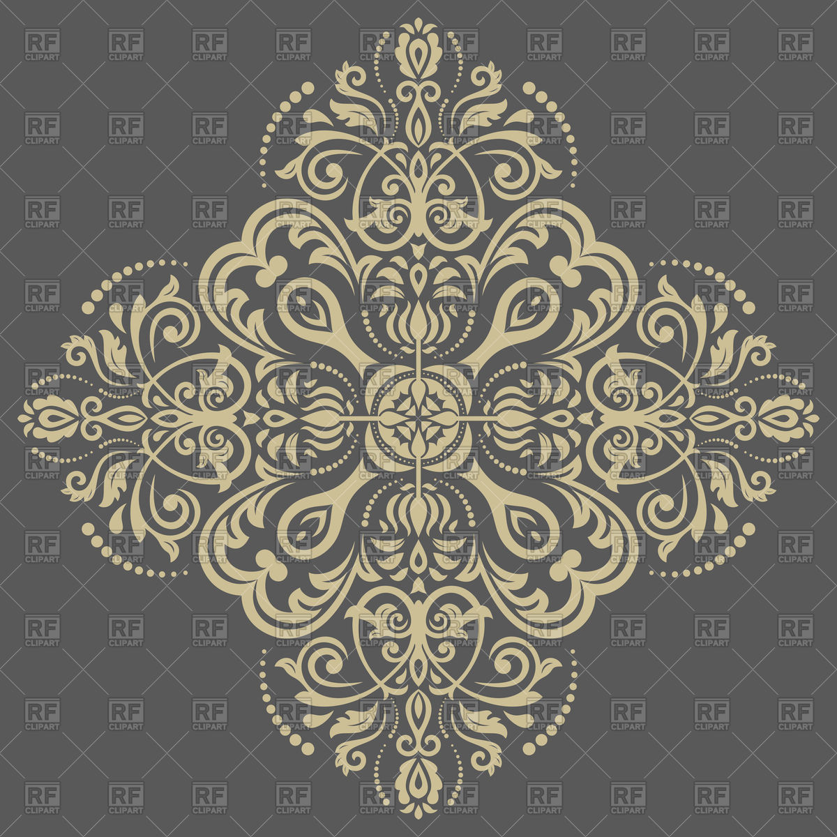 1200x1200 Damask Floral Lace Vector Image Of Backgrounds, Textures, Abstract