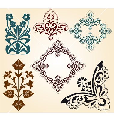 380x400 Floral Motif Clipart Free Cliparts Download Images