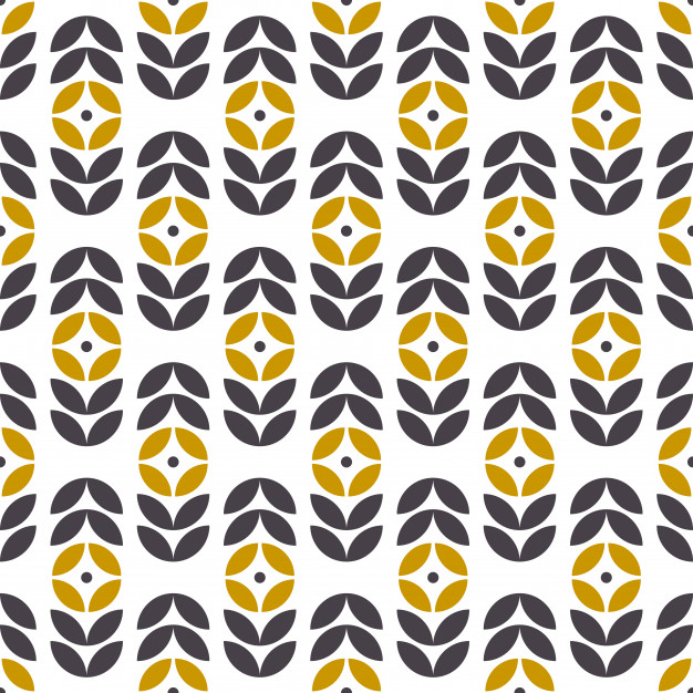 626x626 Abstract Seamless Geometric Pattern In Scandinavian Style Retro