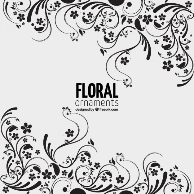 626x626 Floral Ornaments Background Vector Free Download