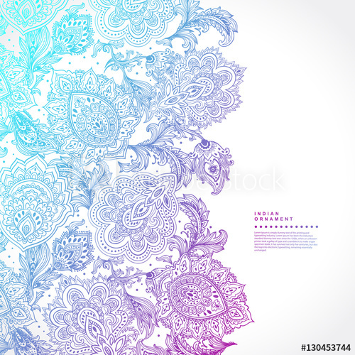 Floral Paisley Vector