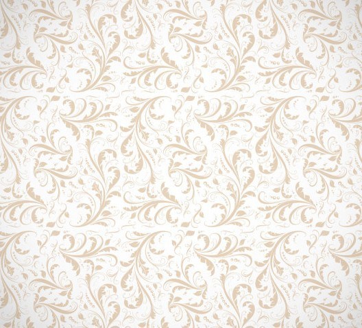 528x478 Free Seamless Classical Brown Floral Pattern Background Vector