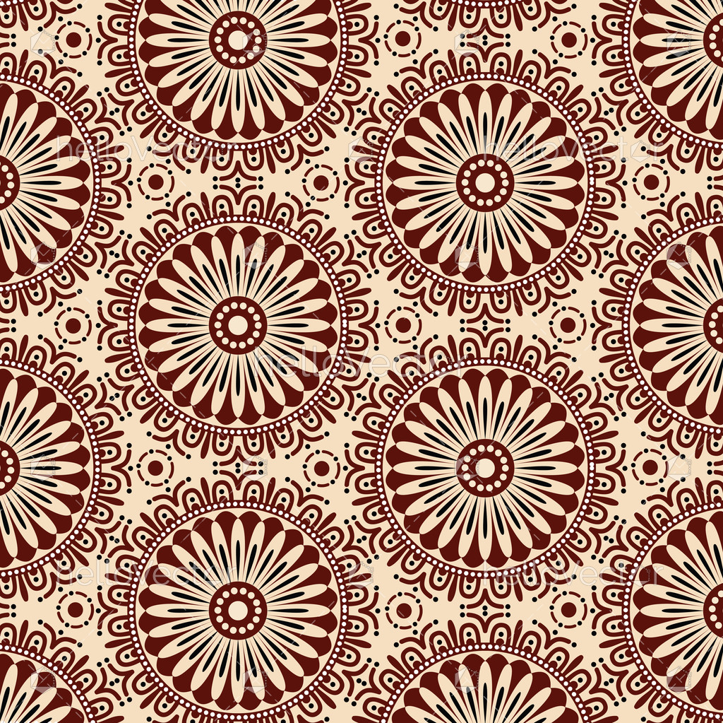 1024x1023 Seamless Flower Pattern Background Modern Stylish Texture Design