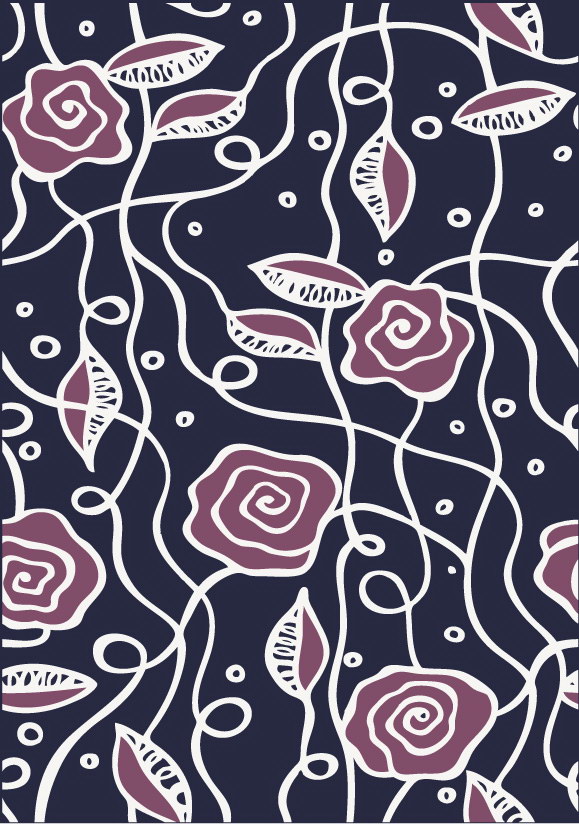 579x824 Simple And Abstract Flower Pattern Background